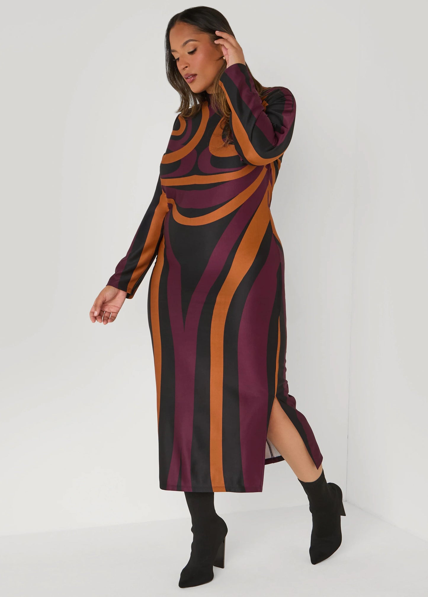 Swirl Maxi Bodycon