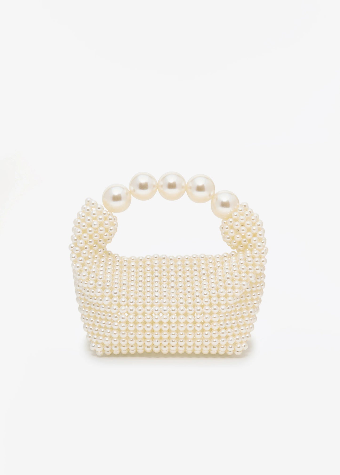 Faux Pearl Evening Bag