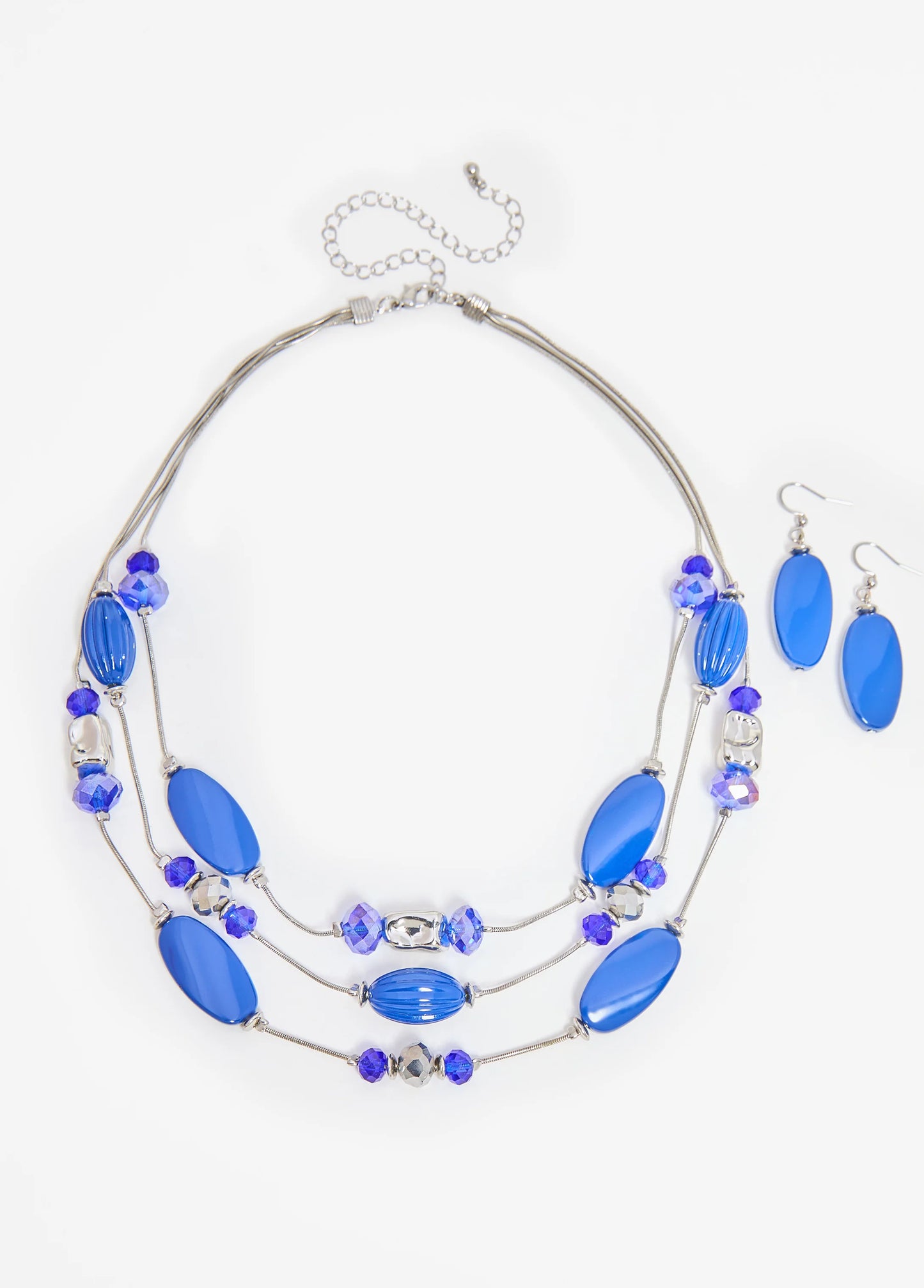 Beaded Layered Necklace Set