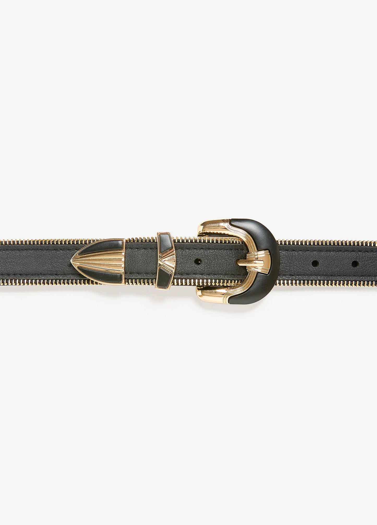 Zip Detailed Waist Belt