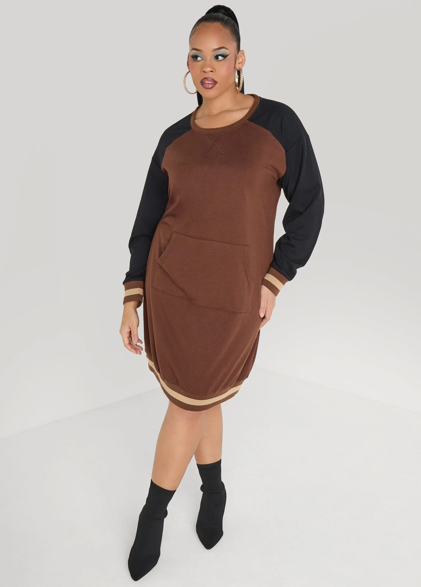 Raglan French Terry Sneaker Dress