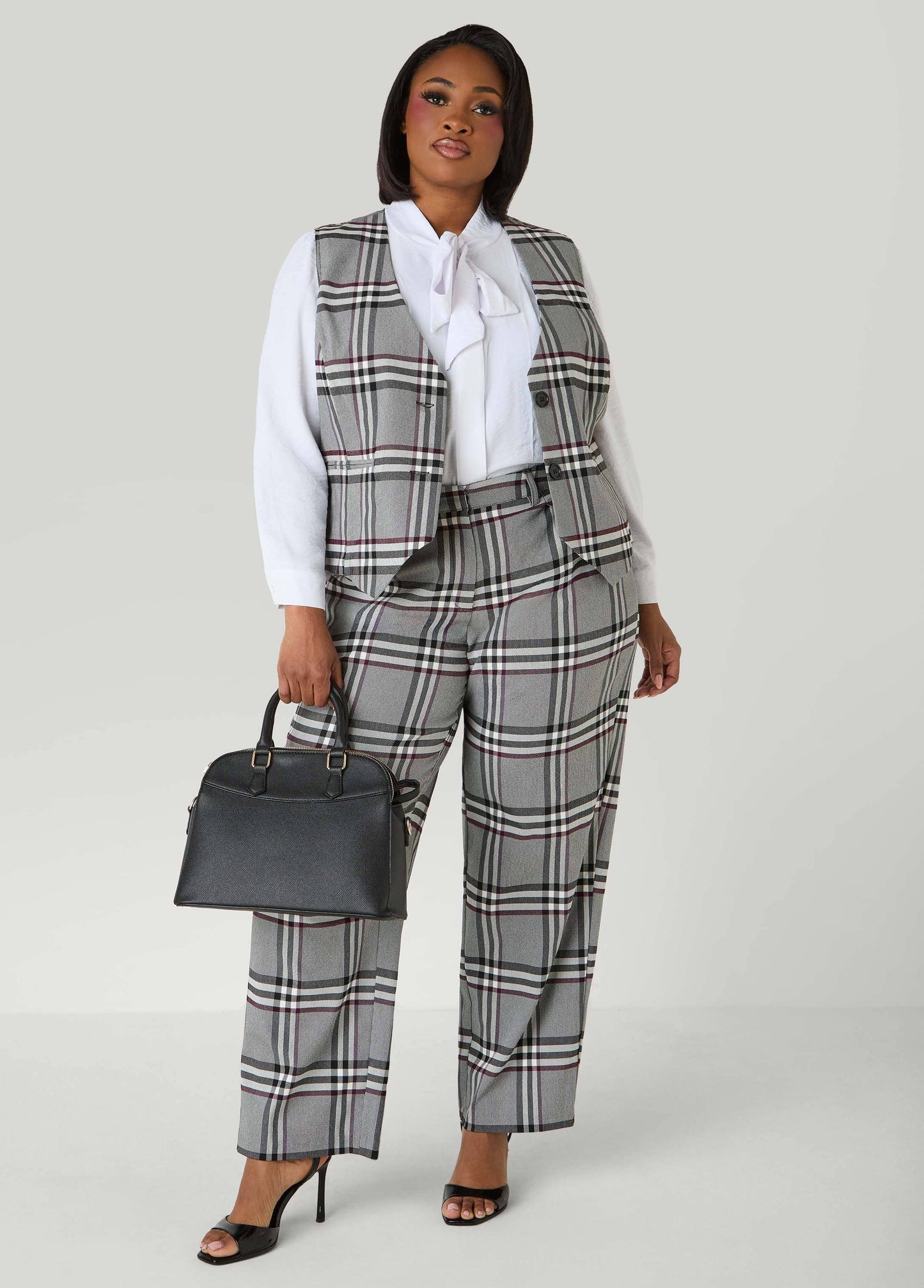 Millennium Plaid Vest