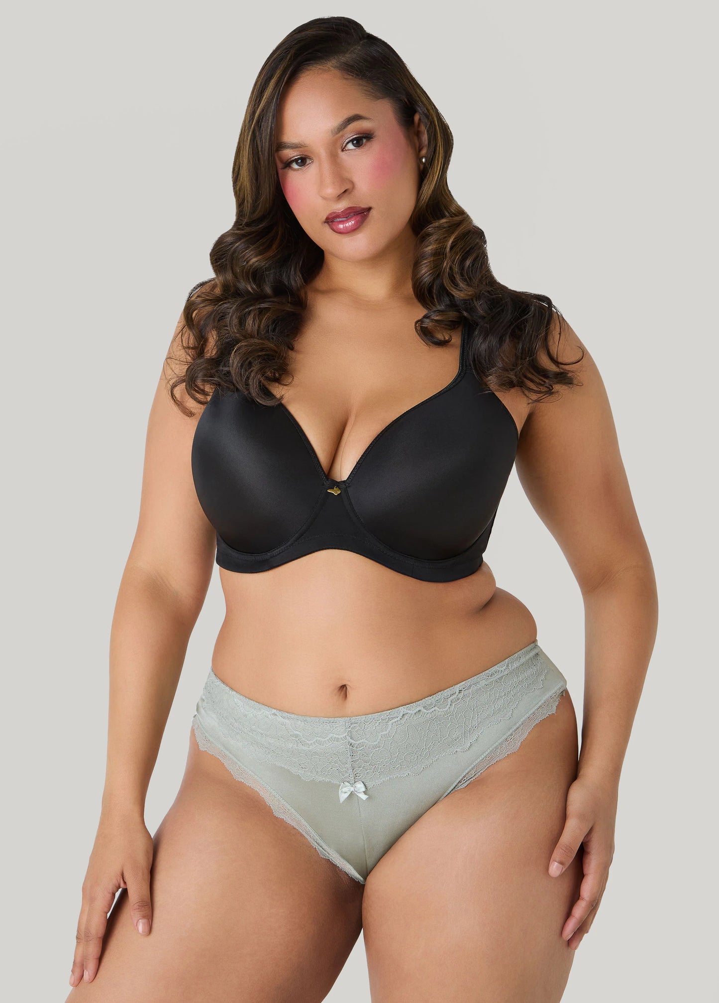 Lace Trimmed 3 Pack Cheeky Panties