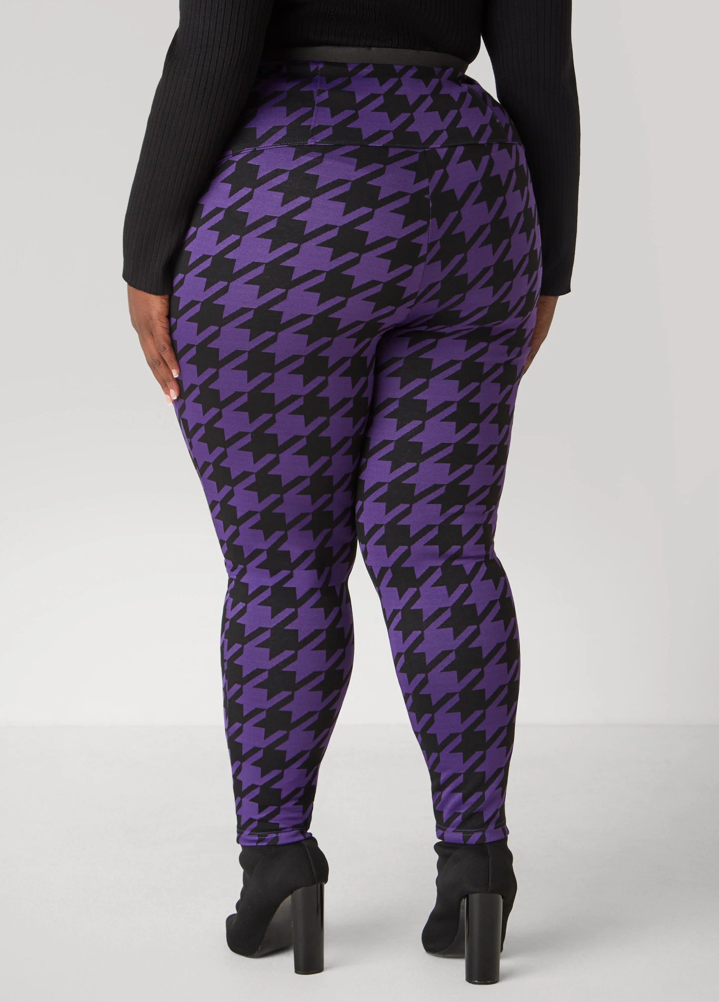 High Waist Houndstooth Leggings