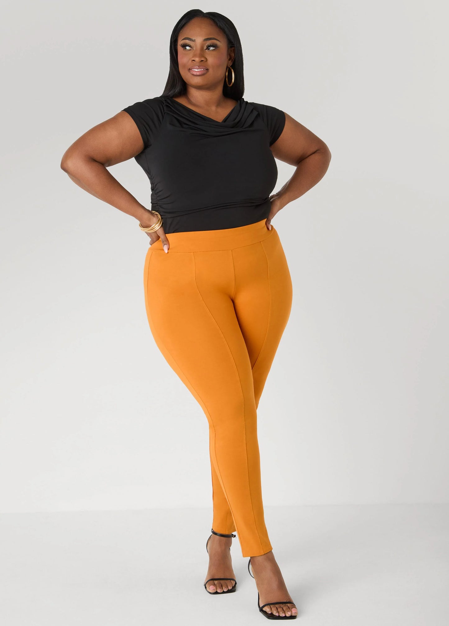 Seamed High Rise Leggings