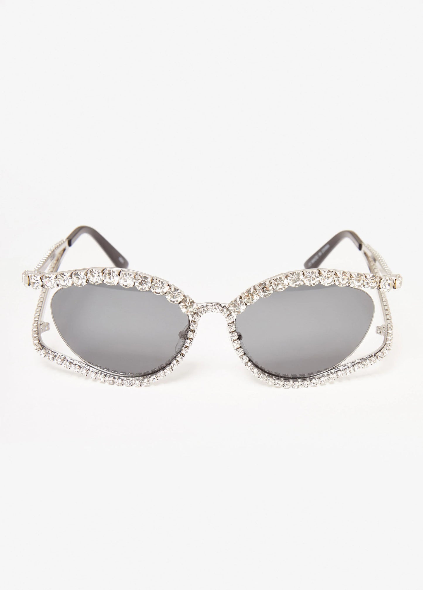 Crystal Cutout Cat Eye Sunglasses