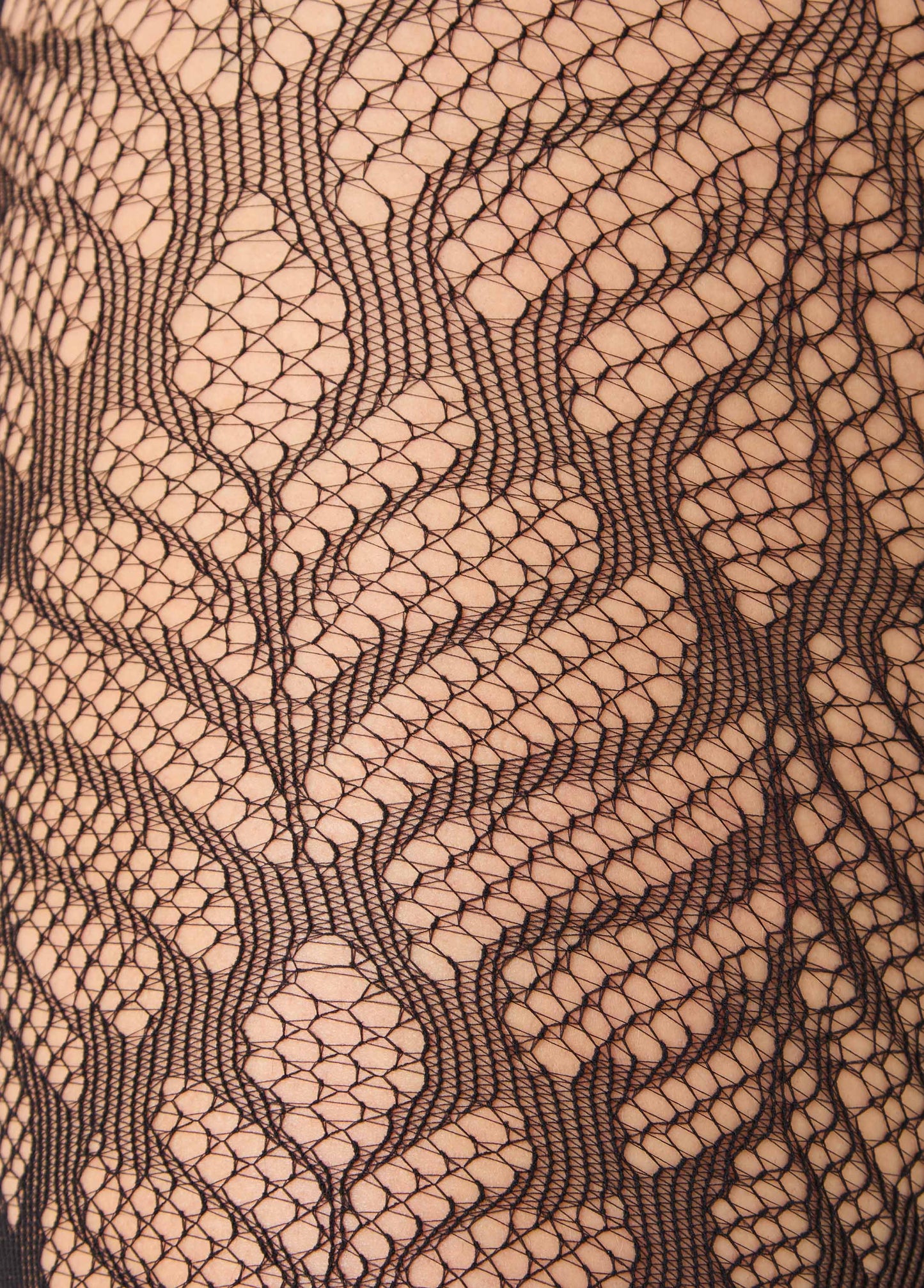 Leaf Mesh Footed Tights