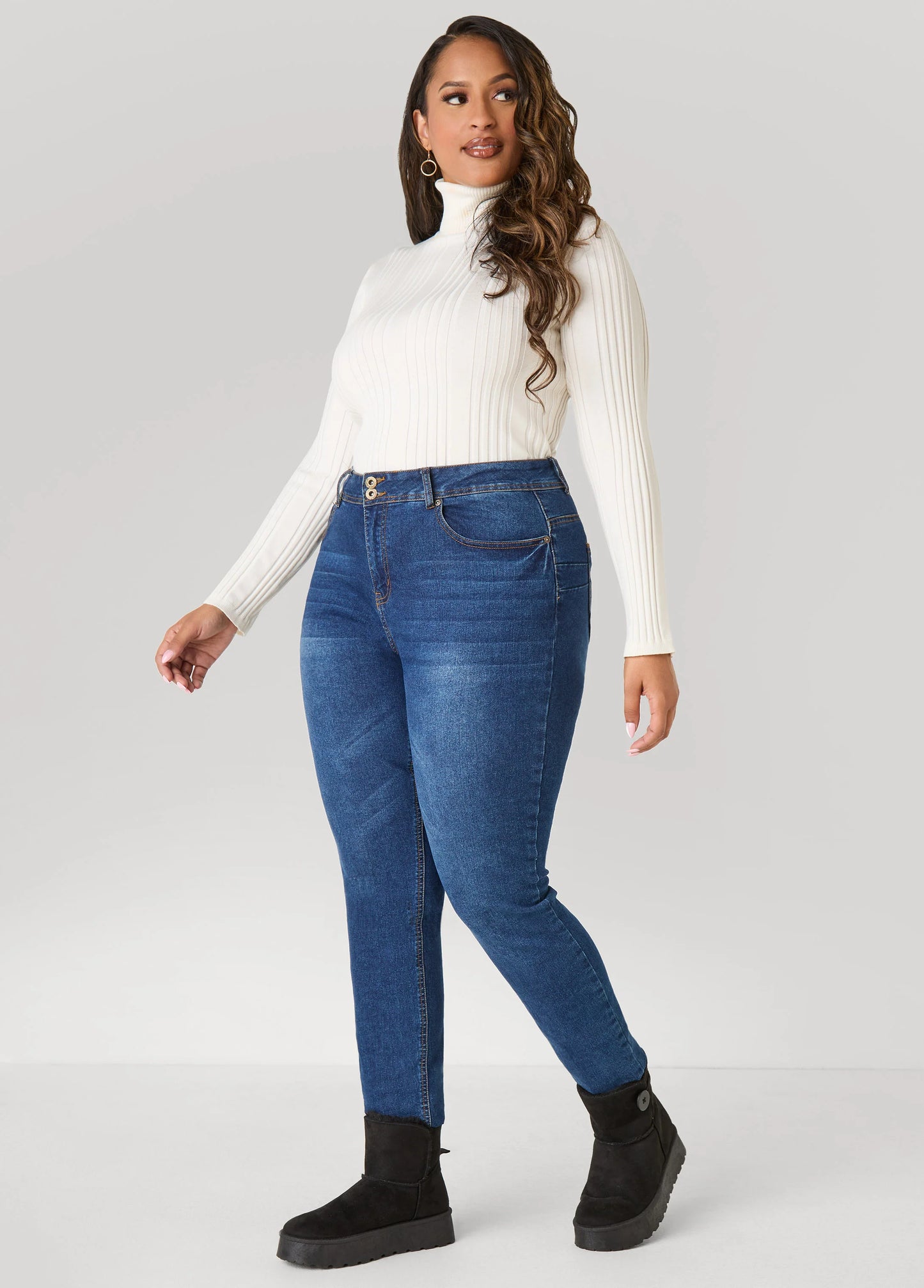 Faux Suede Ankle Boots