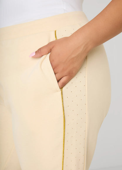 Studded French Terry Pants