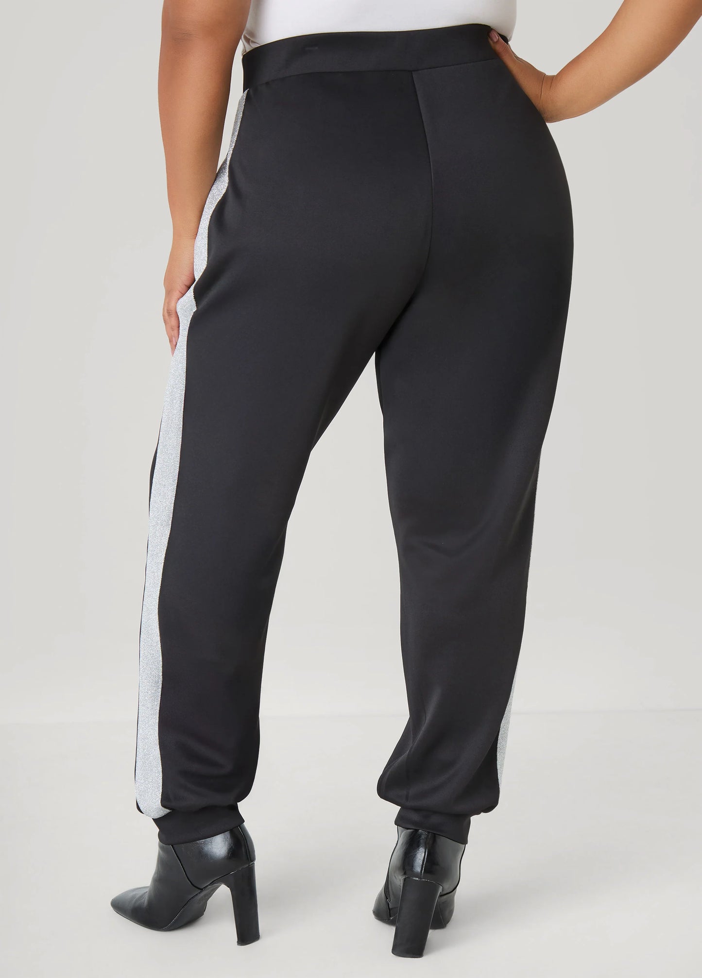 Metallic Paneled Joggers