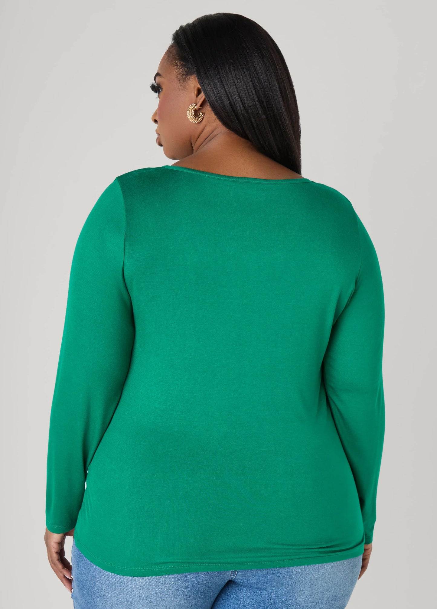 Basic Long Sleeved Jersey Tee