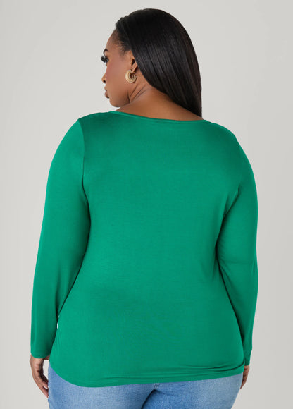 Basic Long Sleeved Jersey Tee