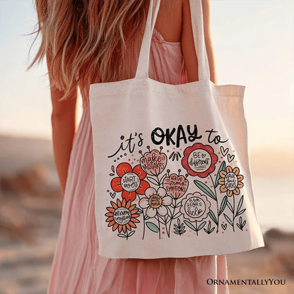 Its Okay Canvas Tote Bag