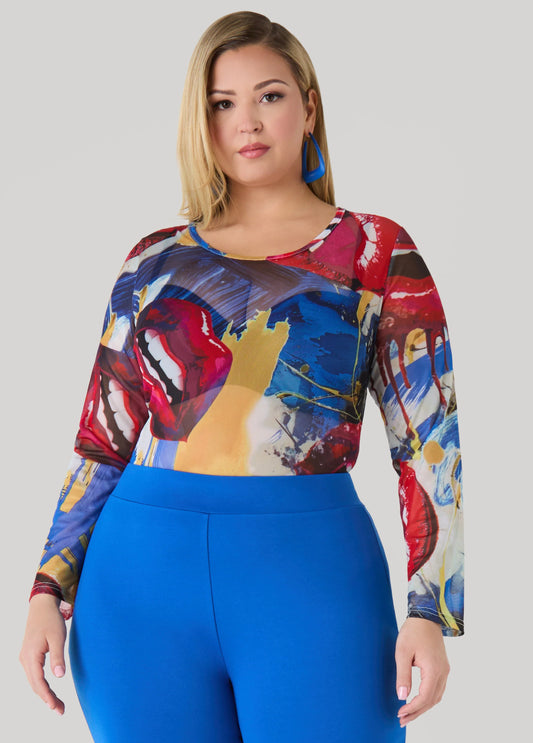Printed Mesh Top