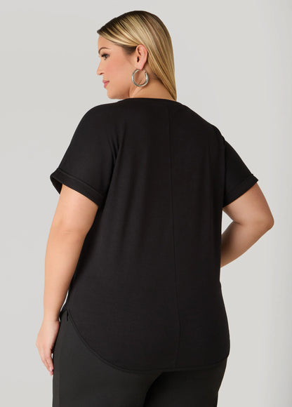 Crystal French Terry Tee