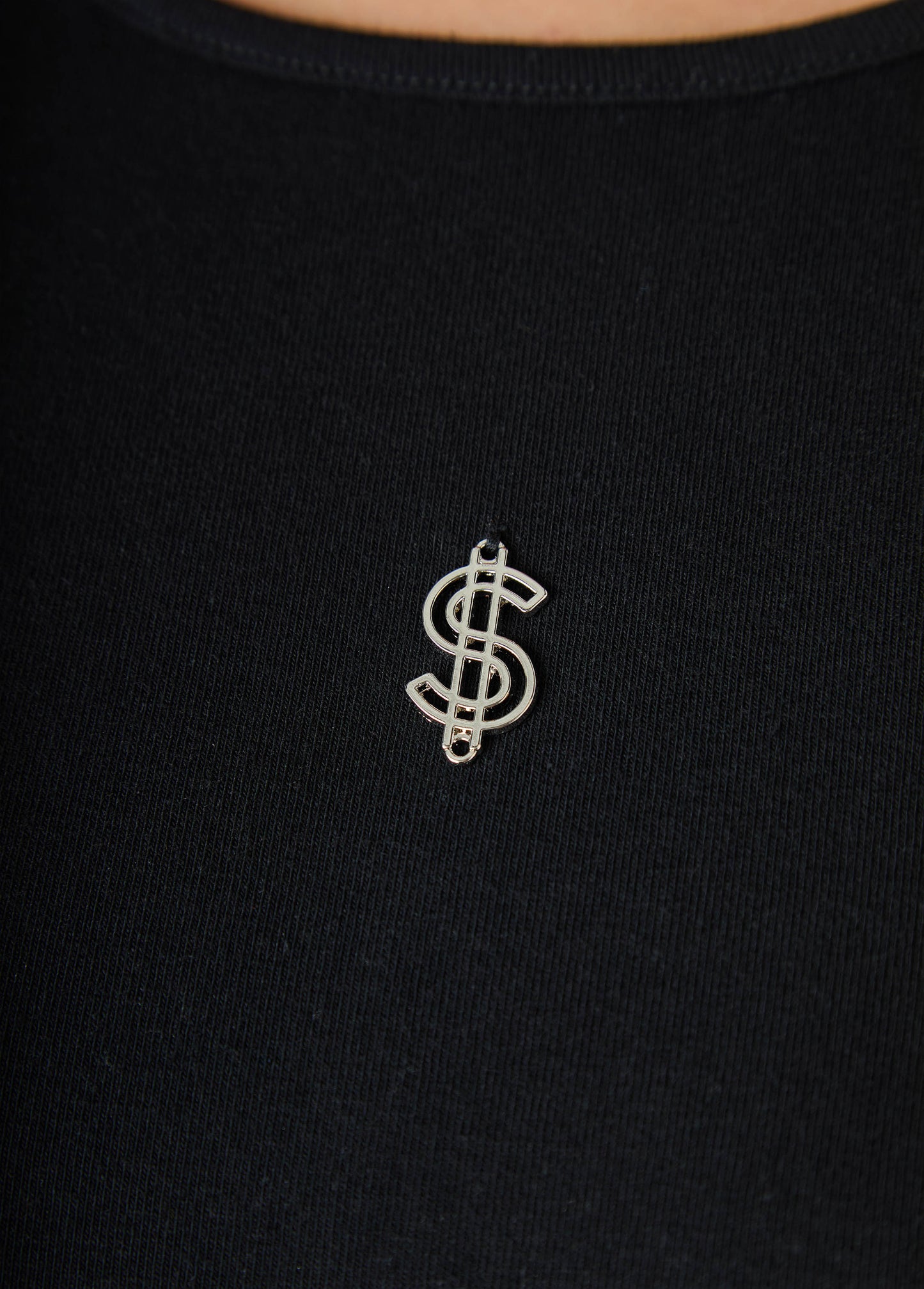 Dollar Sign Embellished Tee