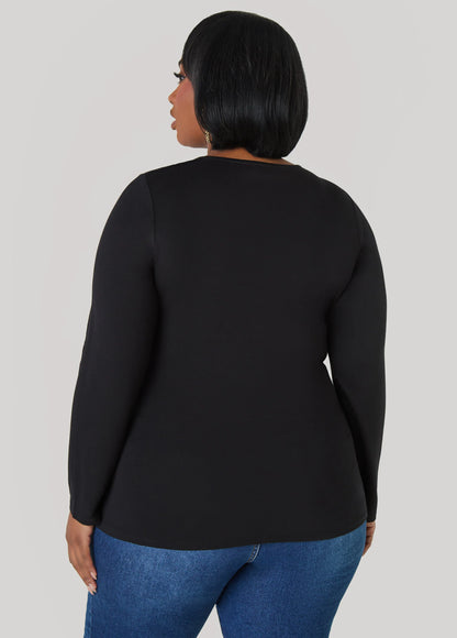 Twist Front Cutout Top