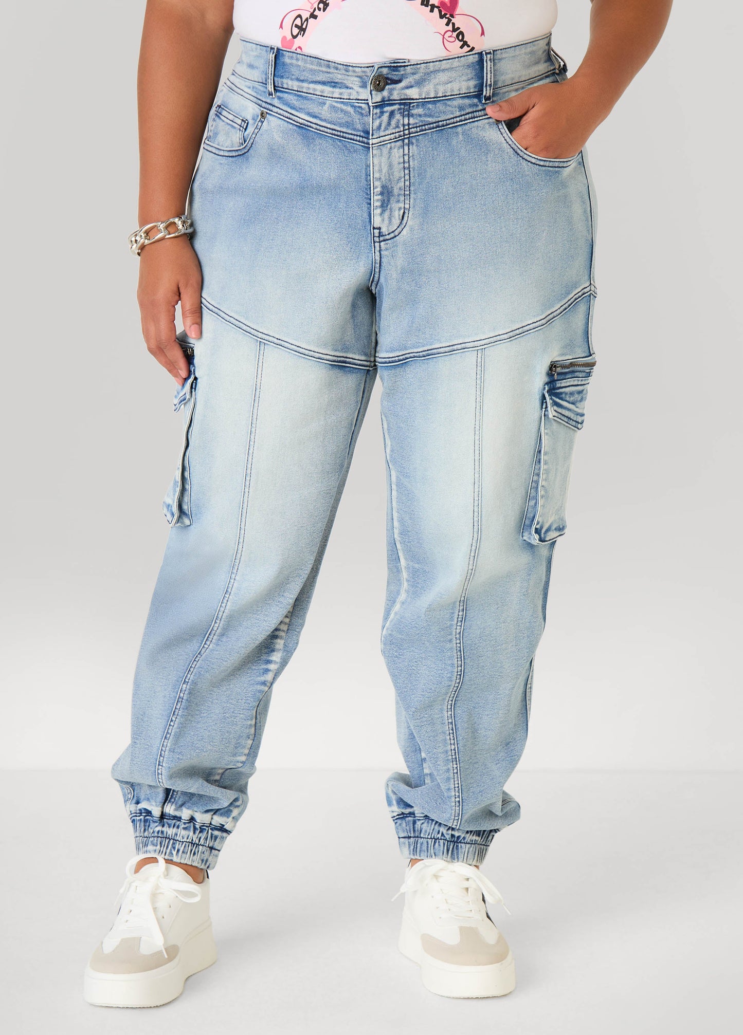 Cargo Denim Joggers