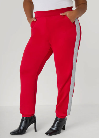 Metallic Paneled Joggers