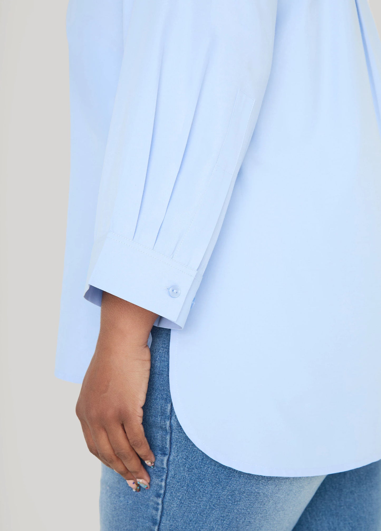 Poplin Tie Shirt