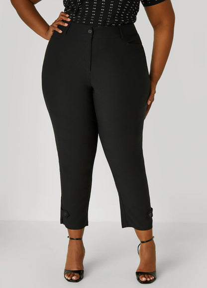 Millennium Tab Detail Ankle Pants