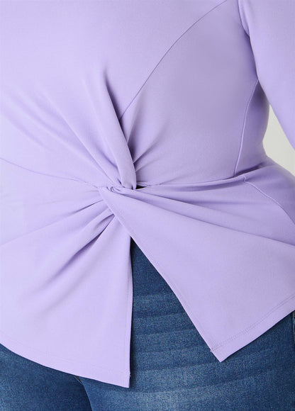 Knotted Boat Neck Top