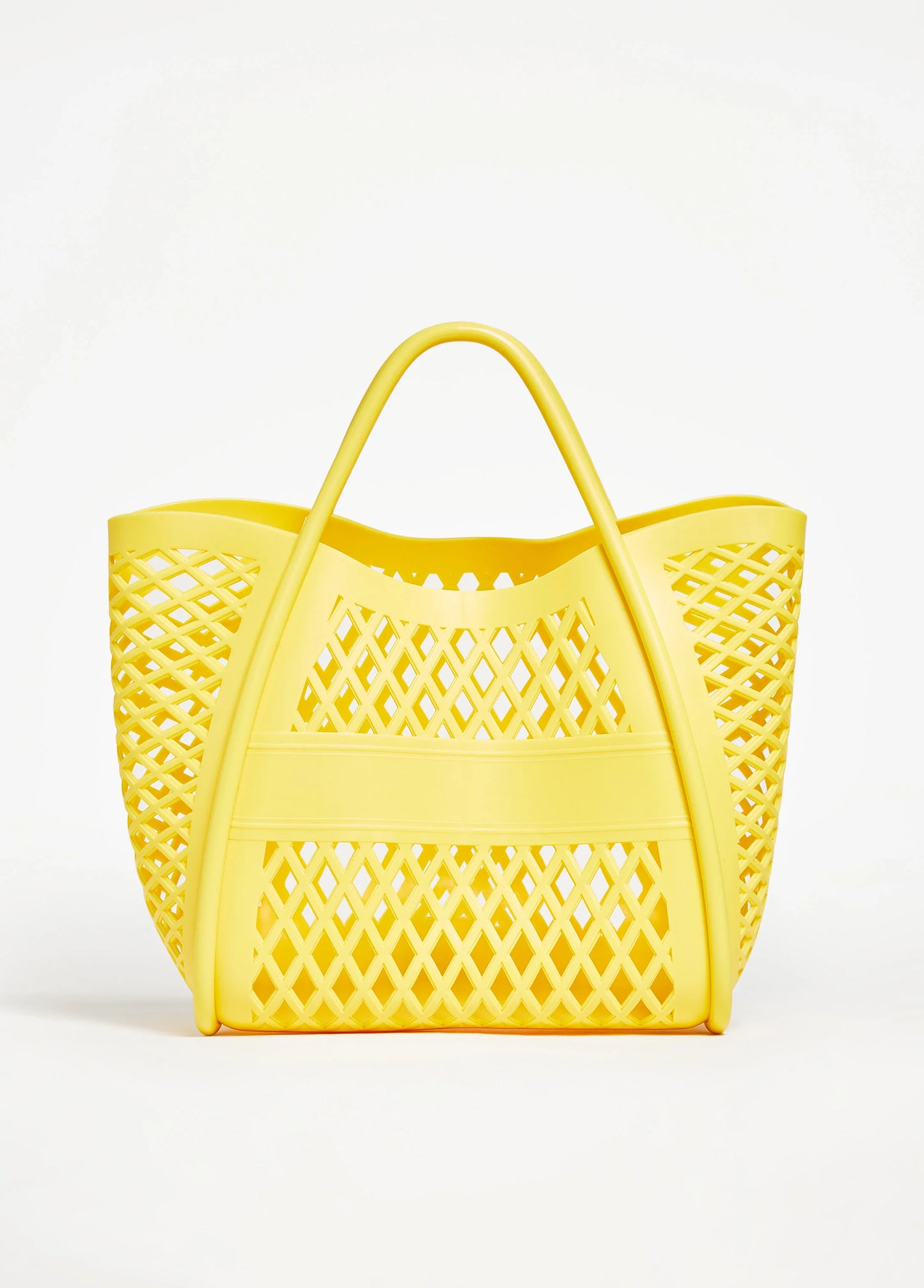 Lattice Rubber Shopping Tote