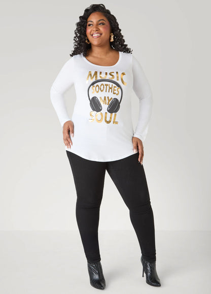 Music Soothes Graphic Tee