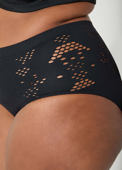 Seamless Cutout High Waist Briefs