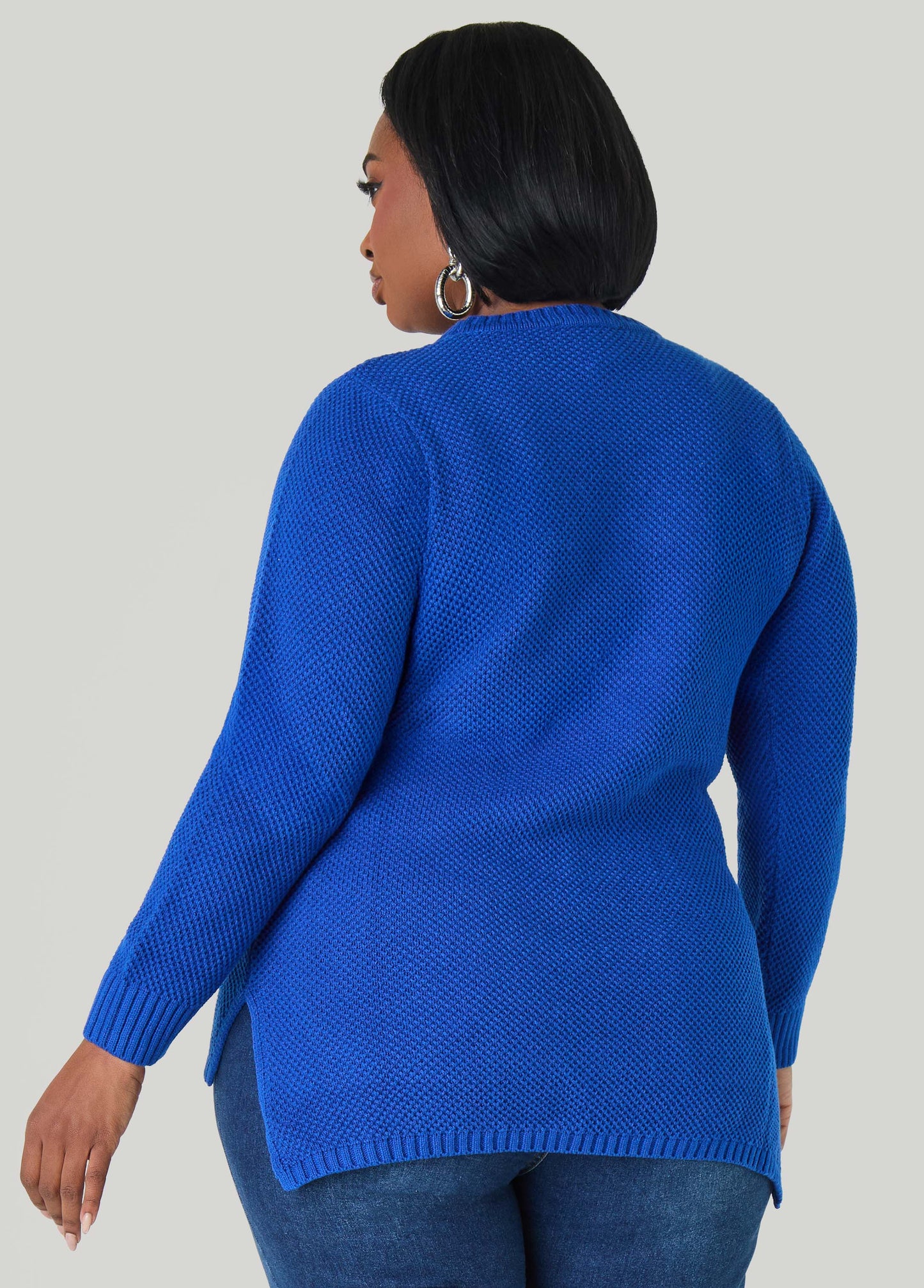 Lace Up Sweater