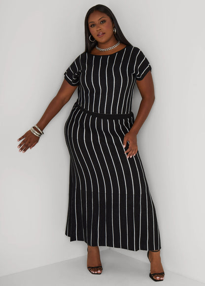 Striped Intarsia Sweater