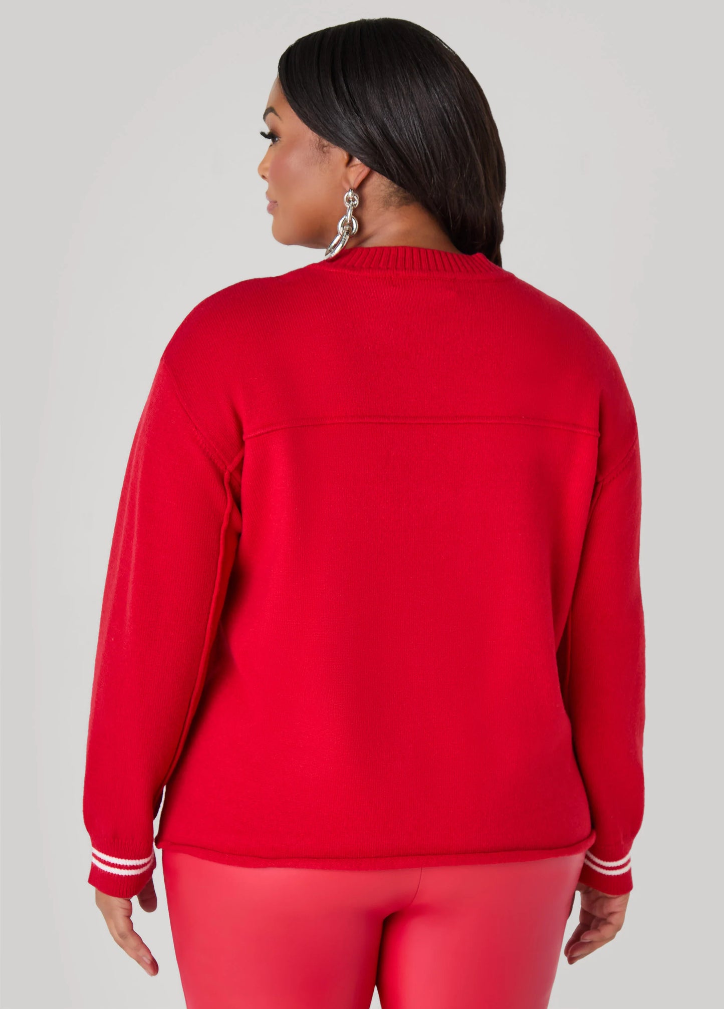 Varsity Pullover Sweater