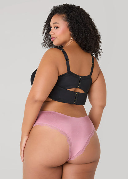 3 Pack Lace Trimmed Cheeky Panties