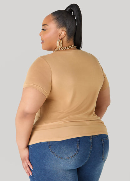 Basic Crewneck Jersey Tee