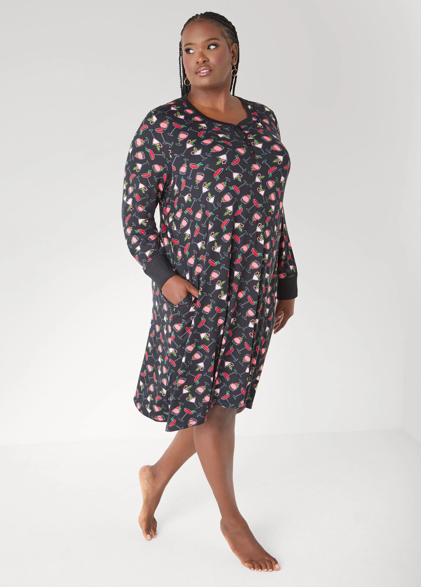 Pillow Talk Wine Glass Sleepshirt