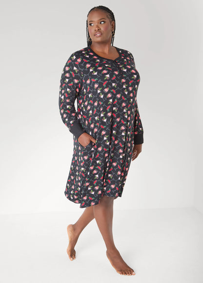 Pillow Talk Wine Glass Sleepshirt