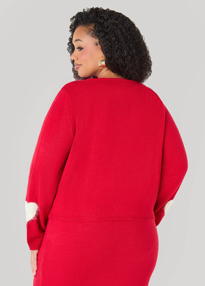 Heart Knitted Bolero