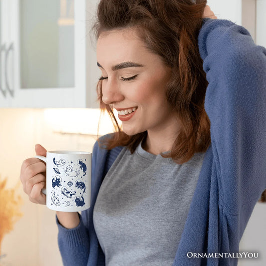 Cats In Space Ceramic Mug