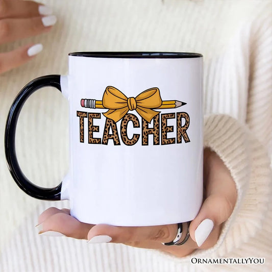 Leopard Teacher Ceramic Mug