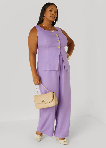 Button Front Vest