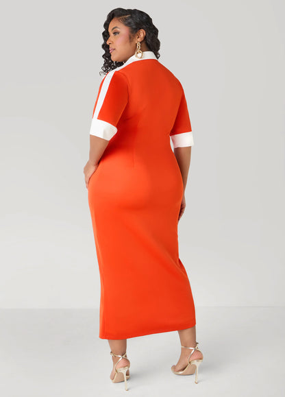 Front Split Maxi Dress