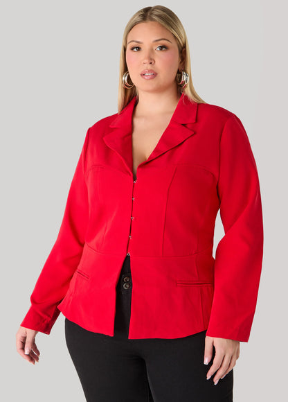 Corset Paneled Jacket