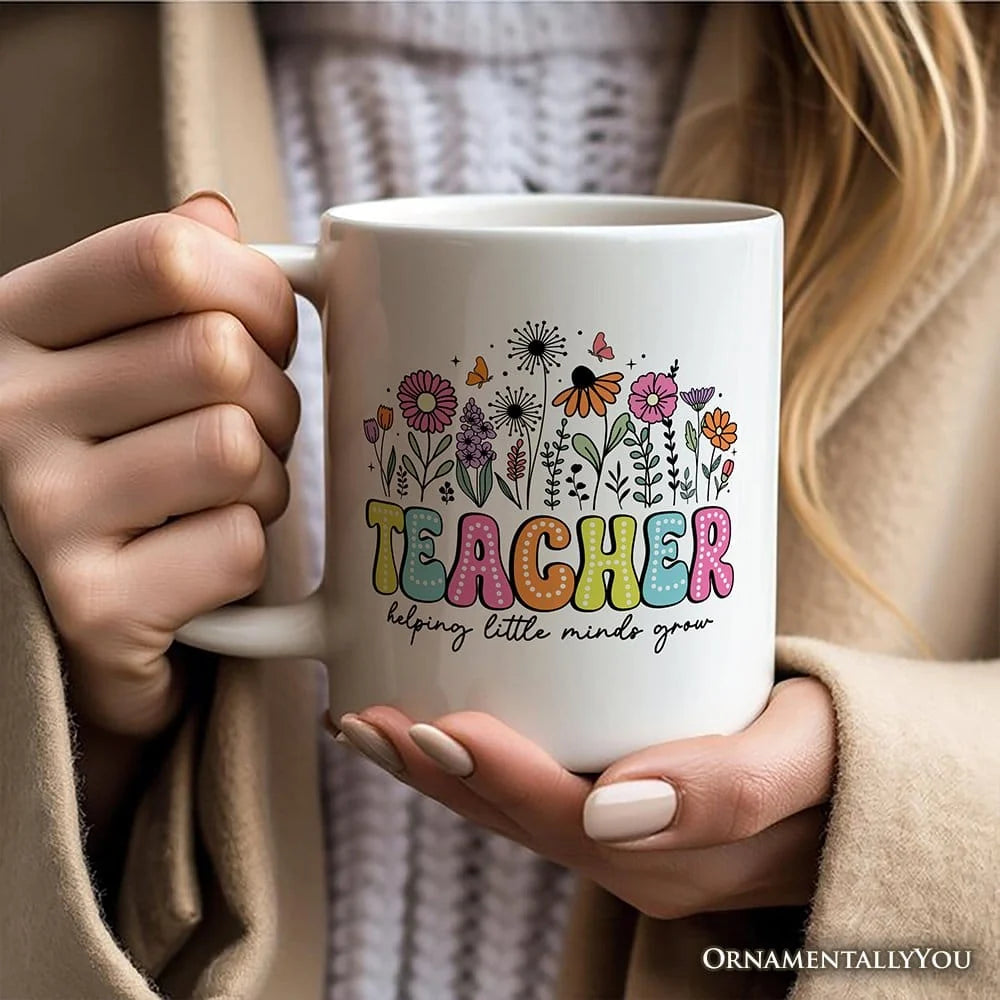 Helping Little Minds Grow Teacher Mug
