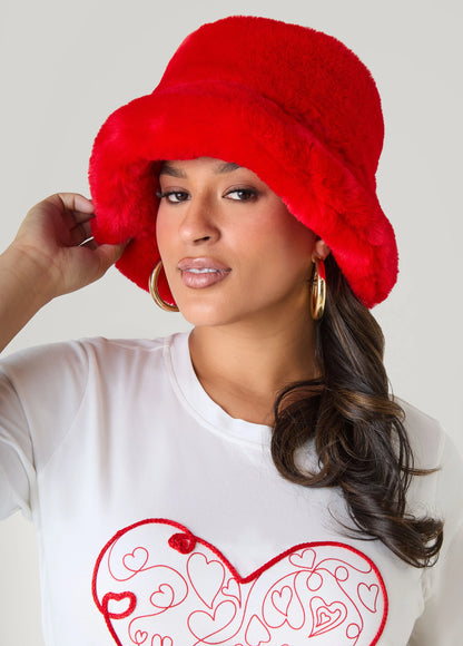 Faux Fur Bucket Hat