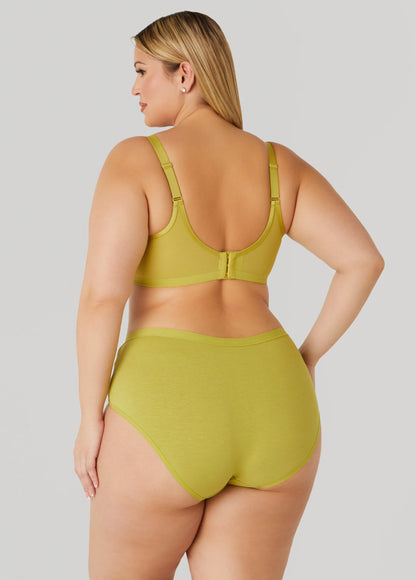 Lace And Mesh Underwire Bra