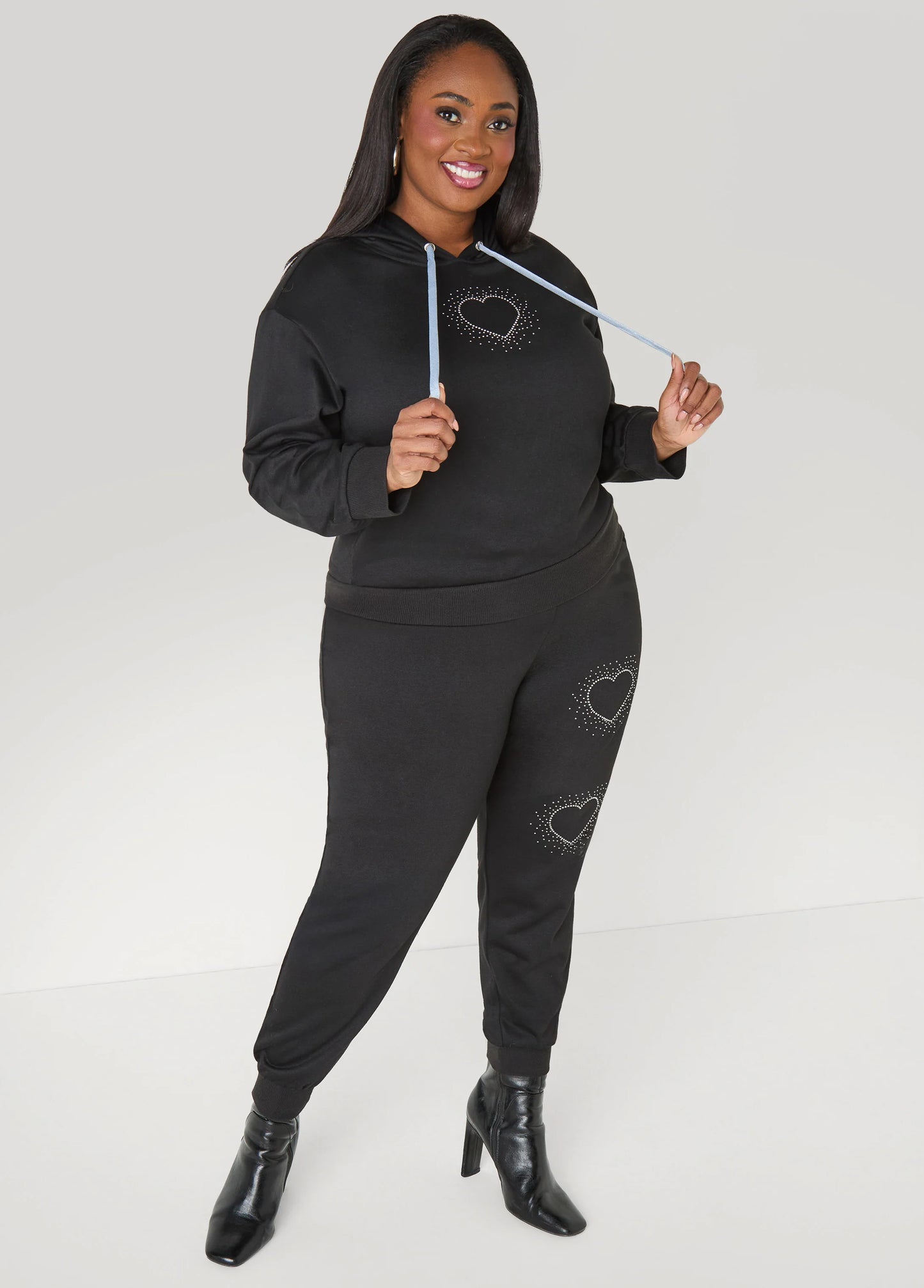 Crystal Heart Joggers