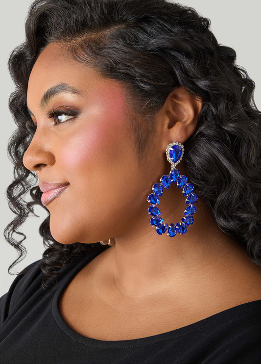 Crystal Ring Earrings