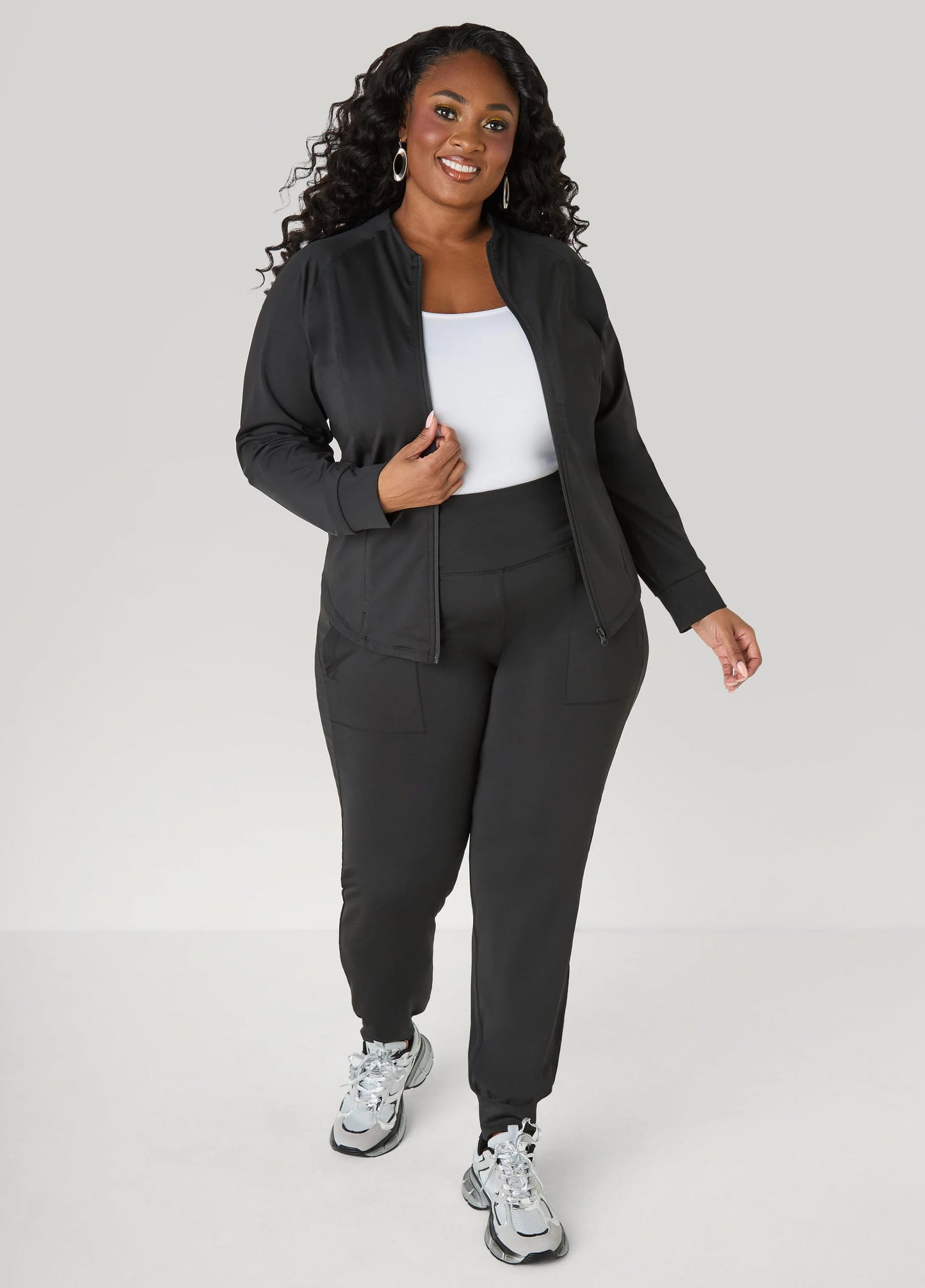 Zip Front Track Jacket