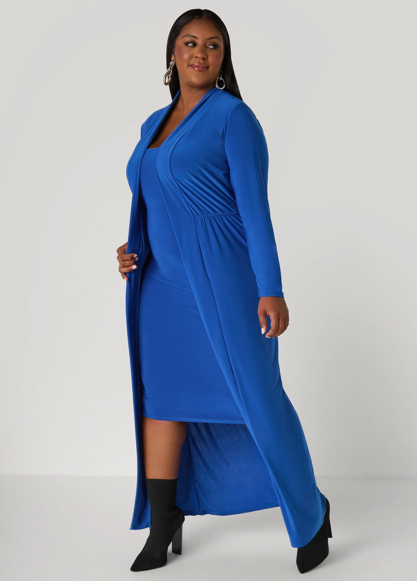 Open Front Knit Duster