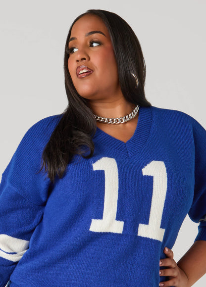 11 Jacquard Varsity Sweater